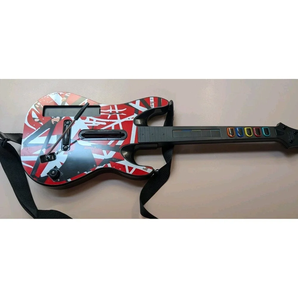 Van Halen Frankenstrat Guitar Hero Faceplate Guitar Van Halen Nintendo Wii PS